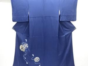 三ツ扇模様刺繍訪問着